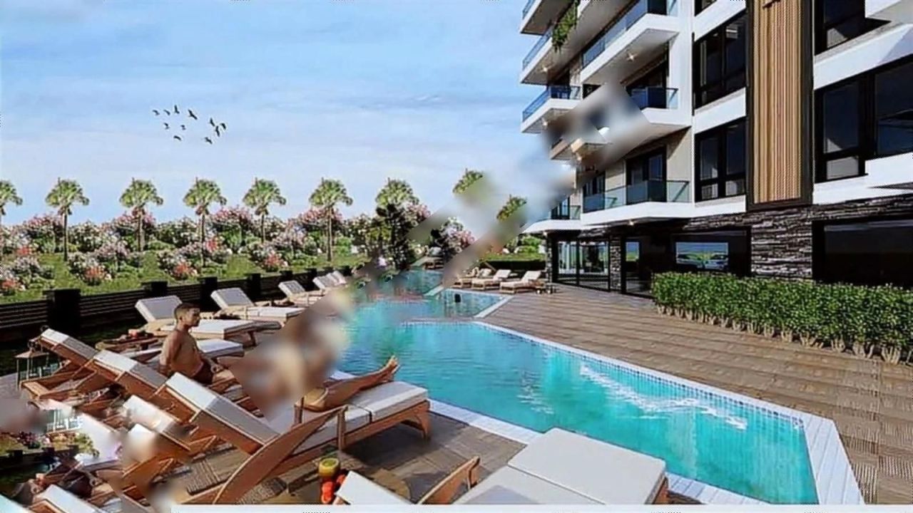 Квартира в Авсалларе, Турция, 55 м² - фото 1