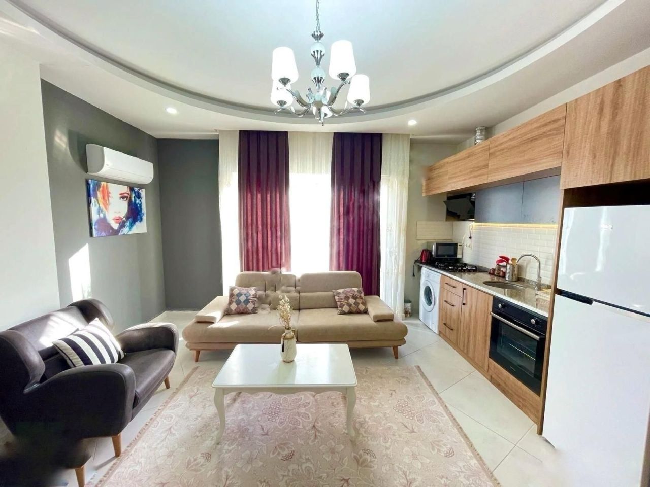 Квартира в Алании, Турция, 52 м² - фото 1