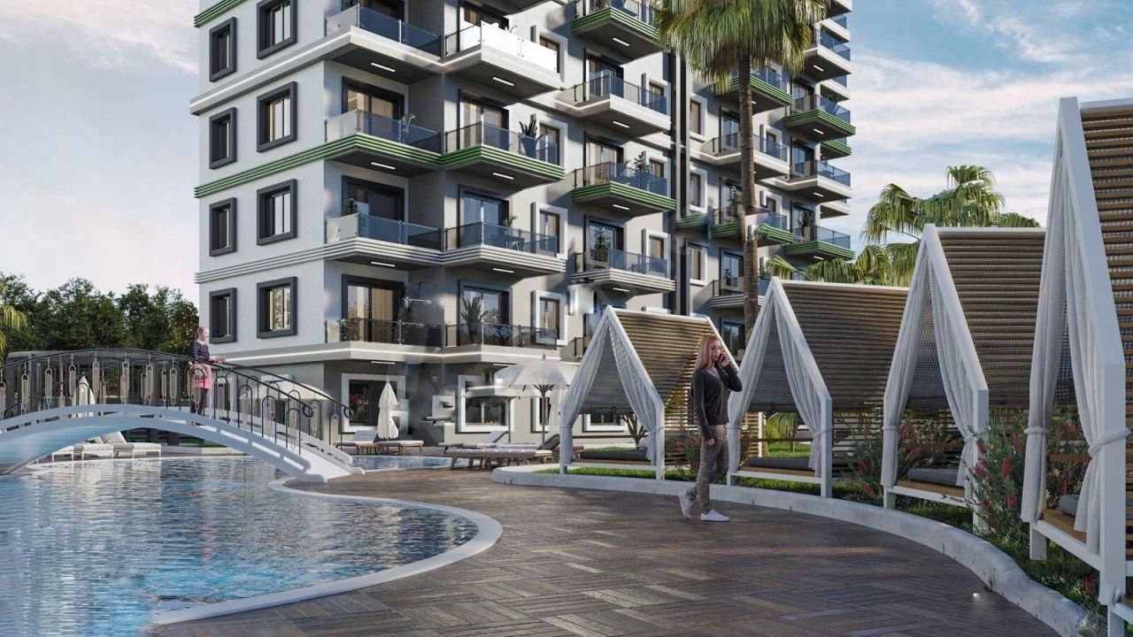 Квартира в Авсалларе, Турция, 55 м² - фото 1