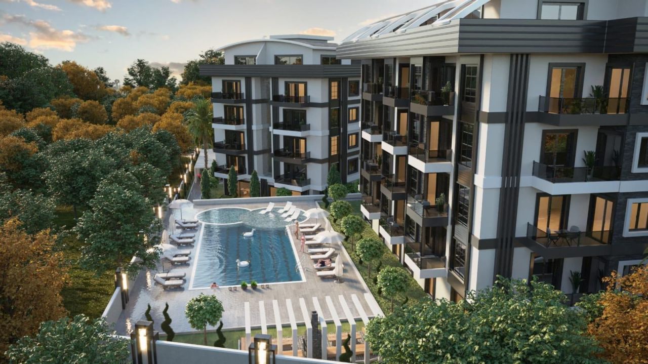 Квартира в Алании, Турция, 55 м² - фото 1