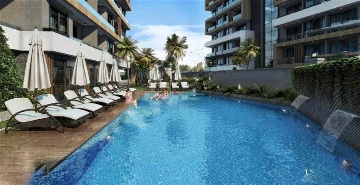 Квартира в Авсалларе, Турция, 50 м² - фото 1