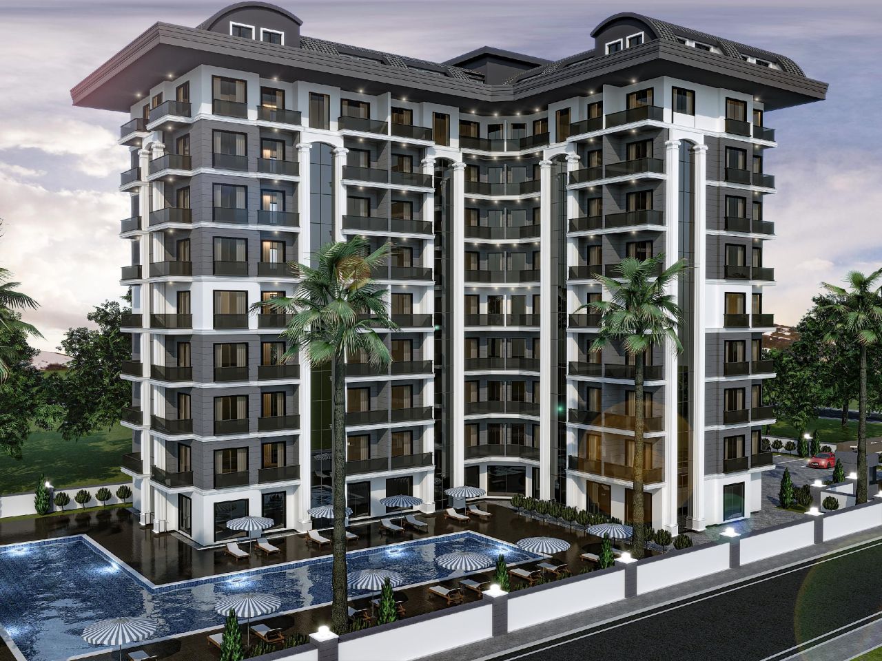 Квартира в Авсалларе, Турция, 55 м² - фото 1