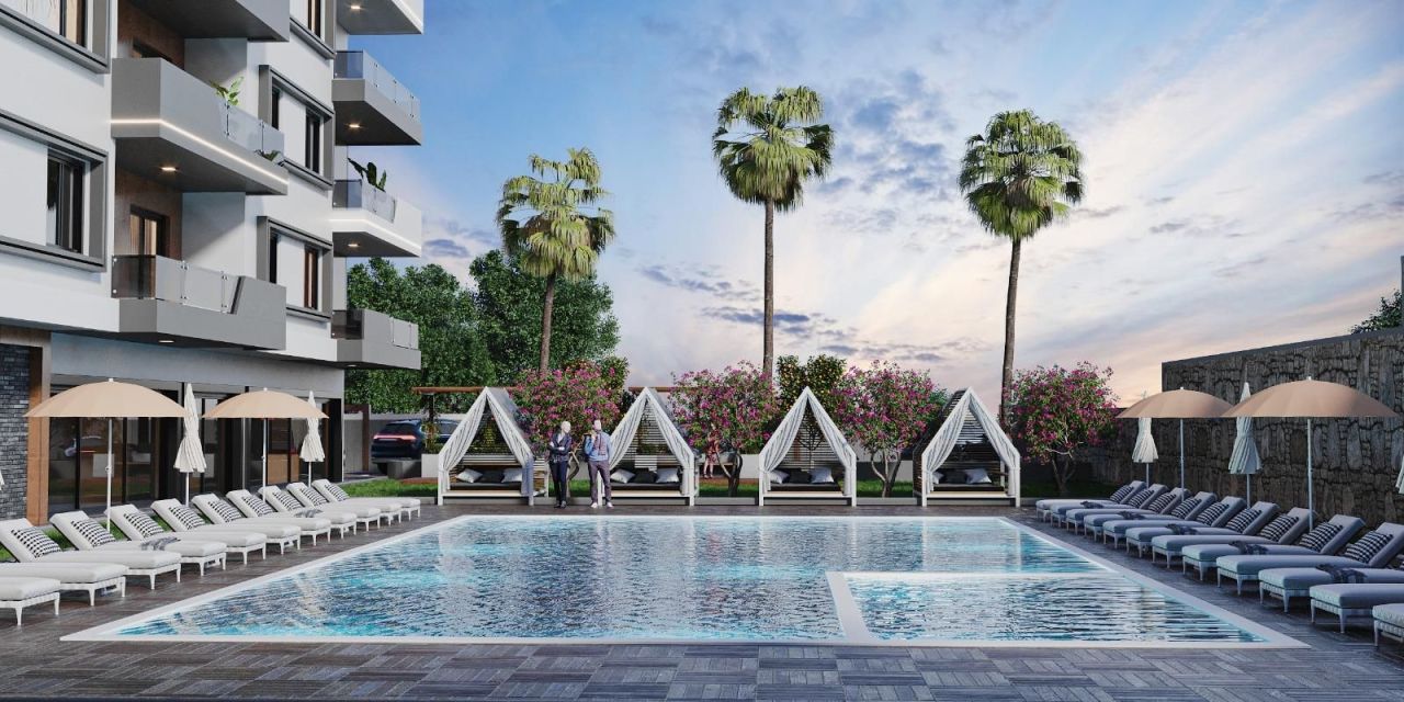 Квартира в Авсалларе, Турция, 48 м² - фото 1