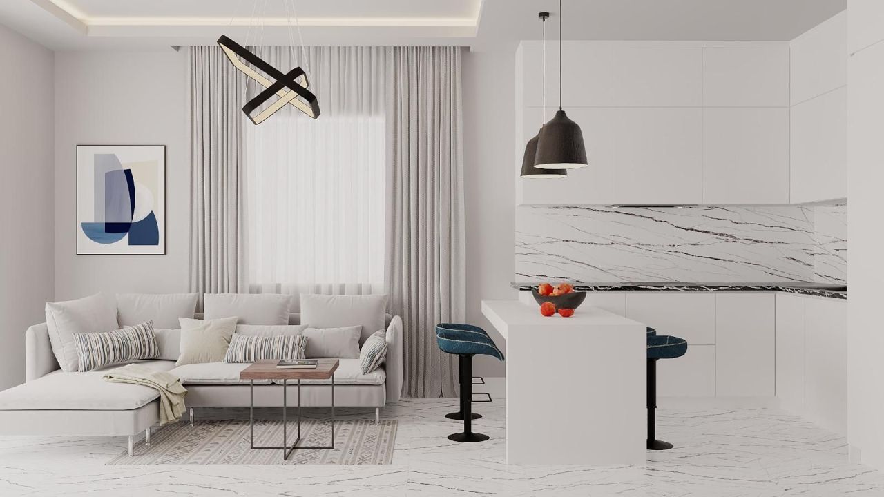 Квартира в Алании, Турция, 55 м² - фото 1