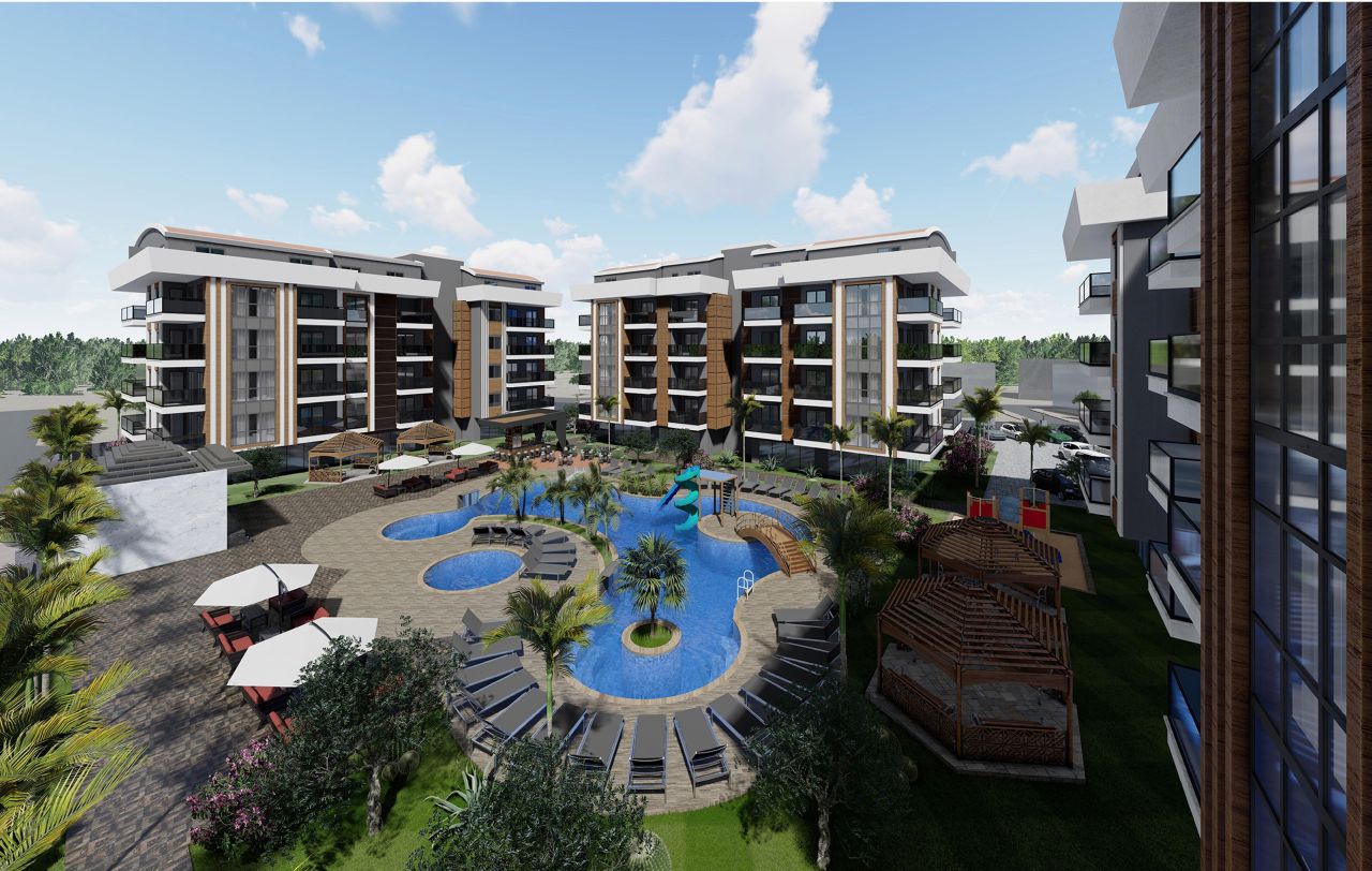 Квартира в Алании, Турция, 54 м² - фото 1