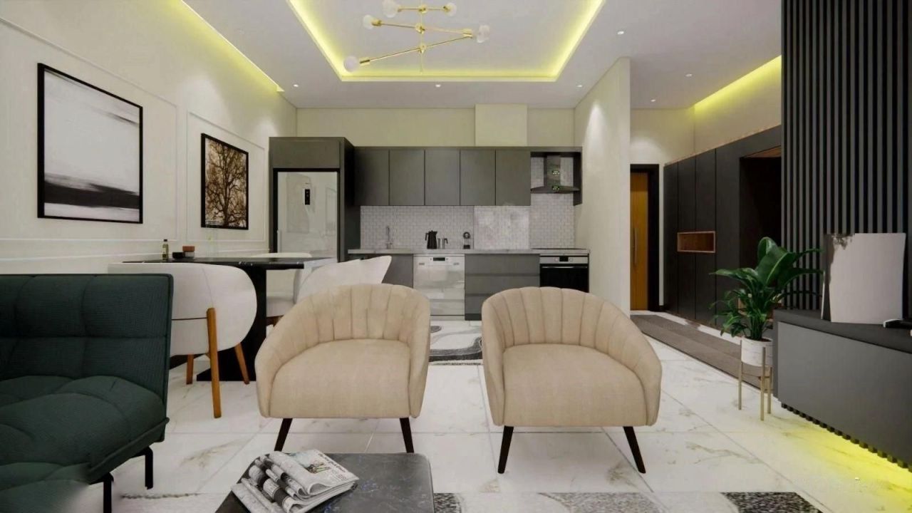 Квартира в Авсалларе, Турция, 60 м² - фото 1