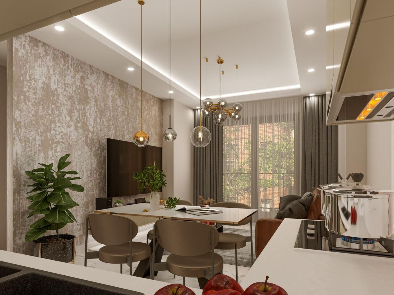 Квартира в Алании, Турция, 52 м² - фото 1