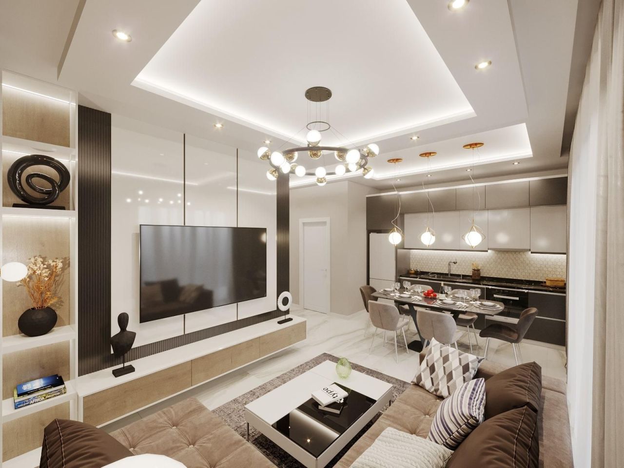 Квартира в Алании, Турция, 54 м² - фото 1