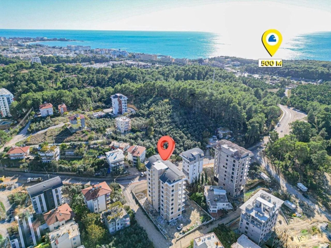 Квартира в Авсалларе, Турция, 80 м² - фото 1