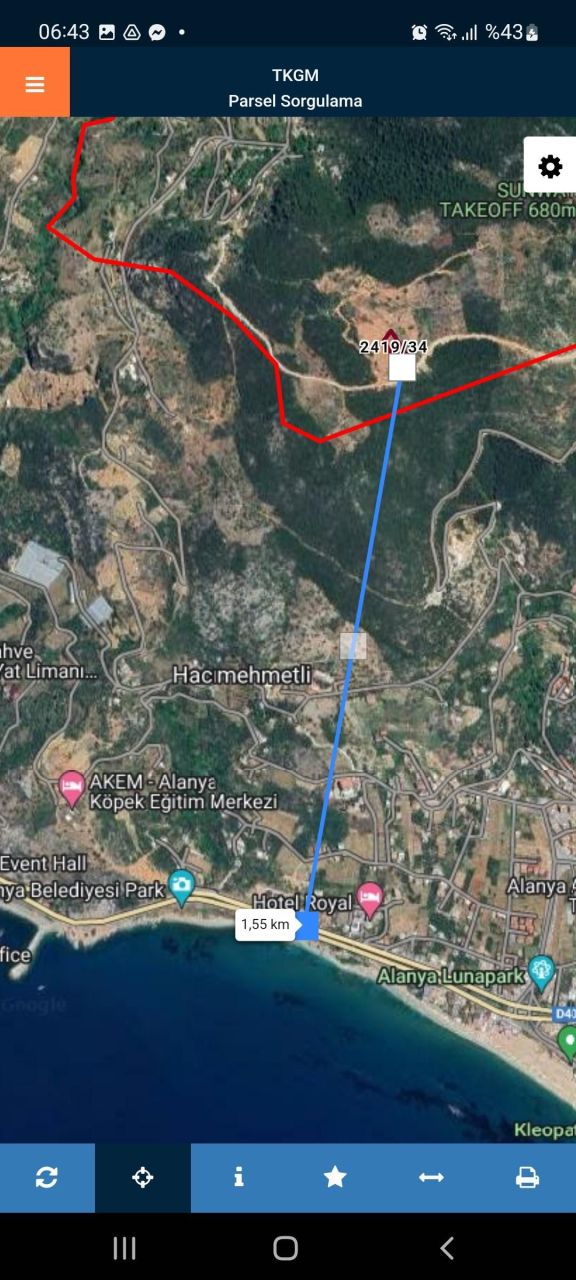 Земля в Алании, Турция, 2 722 м² - фото 1