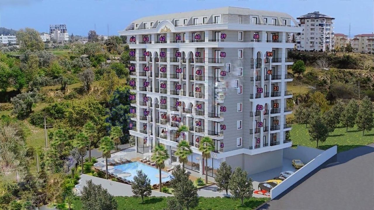 Квартира в Авсалларе, Турция, 45 м² - фото 1