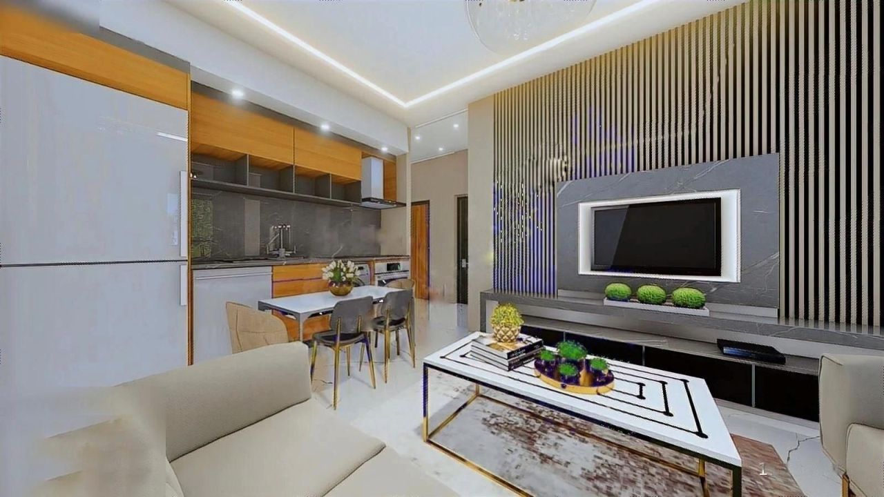 Квартира в Алании, Турция, 50 м² - фото 2