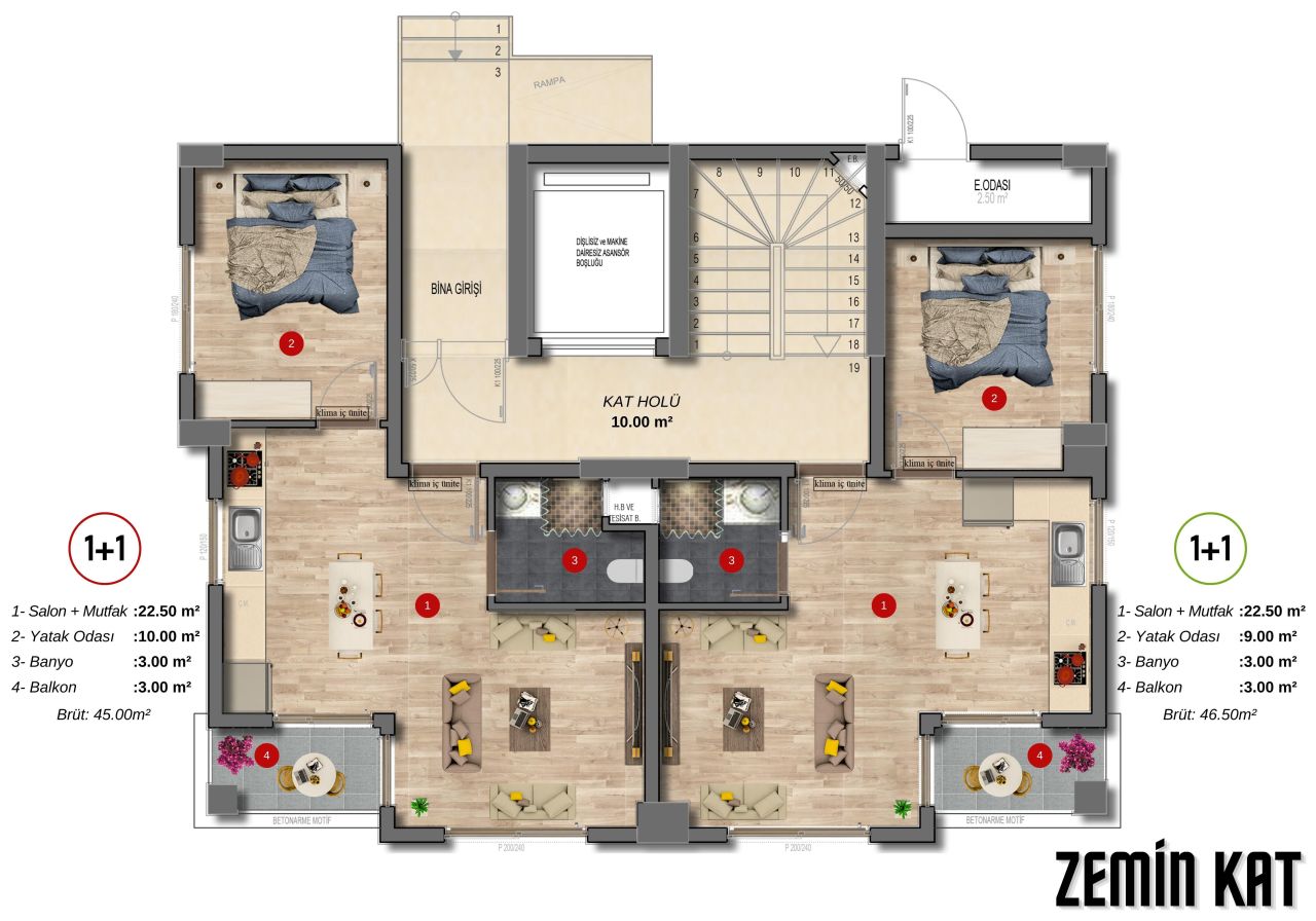 Пентхаус в Алании, Турция, 86 м² - фото 2