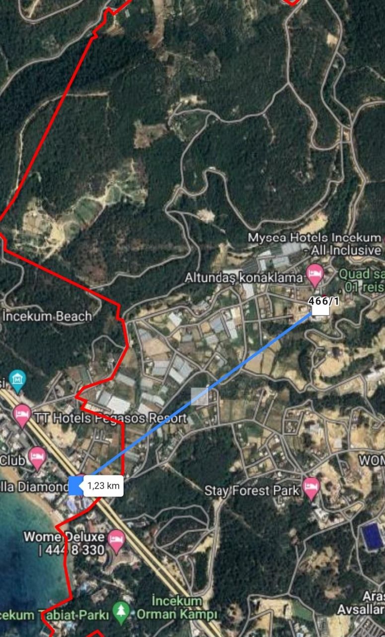 Земля в Авсалларе, Турция, 1 116 м² - фото 2