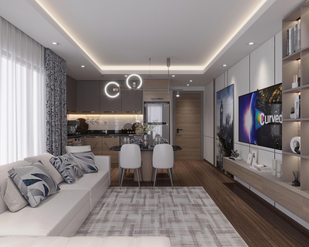 Квартира в Конаклы, Турция, 57 м² - фото 2