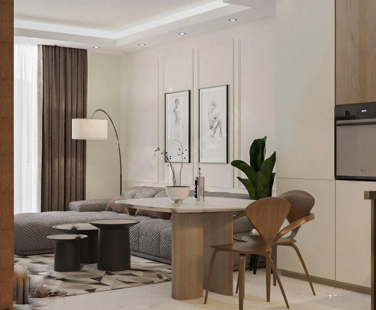 Квартира в Алании, Турция, 58 м² - фото 2