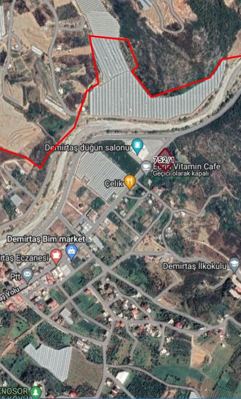 Земля в Алании, Турция, 2 200 м² - фото 2