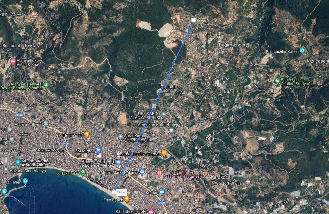 Земля в Алании, Турция, 500 м² - фото 2