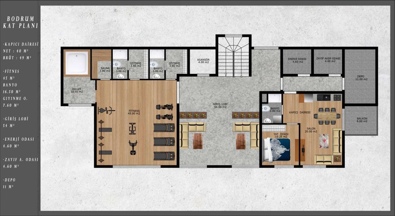 Квартира в Алании, Турция, 104 м² - фото 2