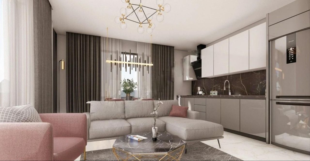 Квартира в Алании, Турция, 90 м² - фото 2