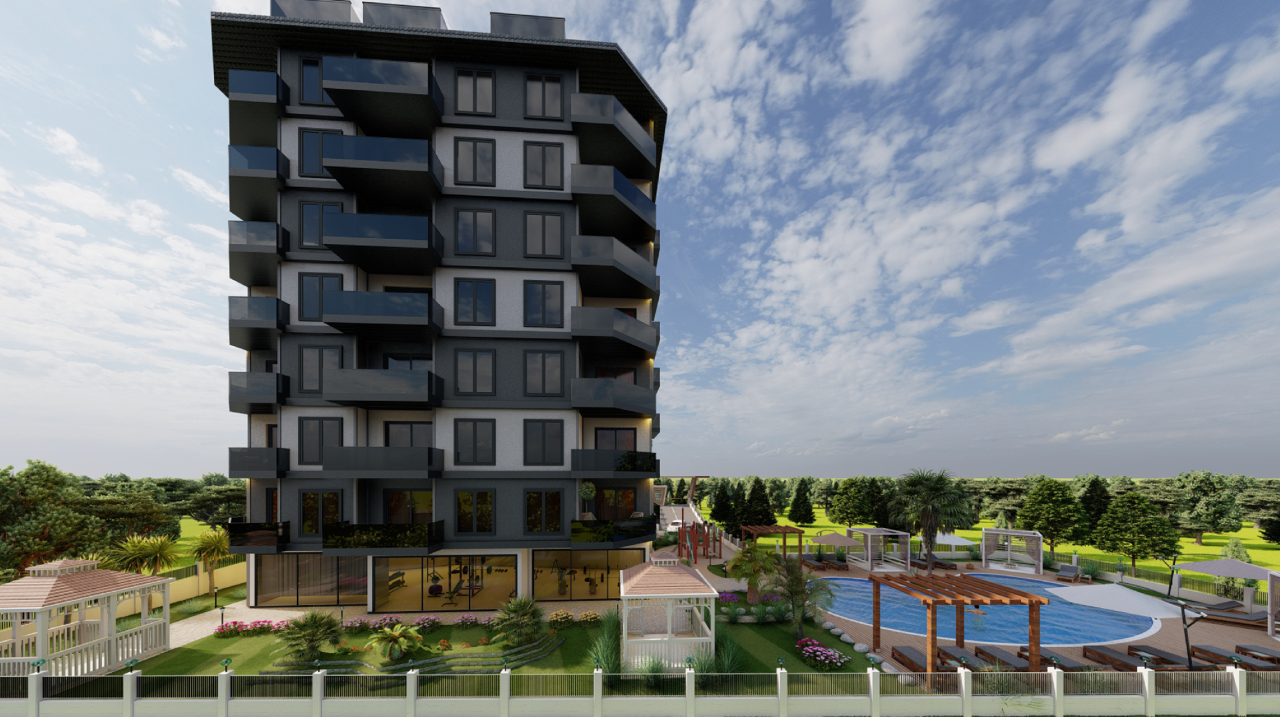 Квартира в Авсалларе, Турция, 55 м² - фото 2