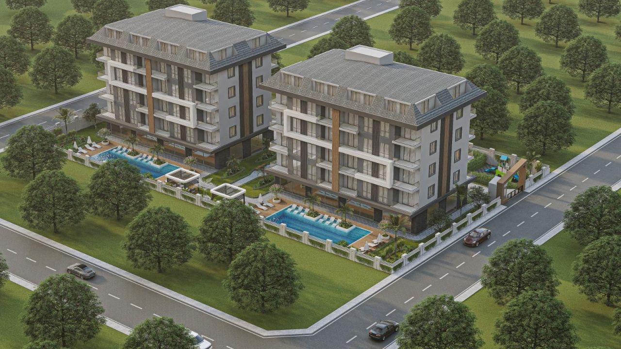 Квартира в Алании, Турция, 55 м² - фото 2