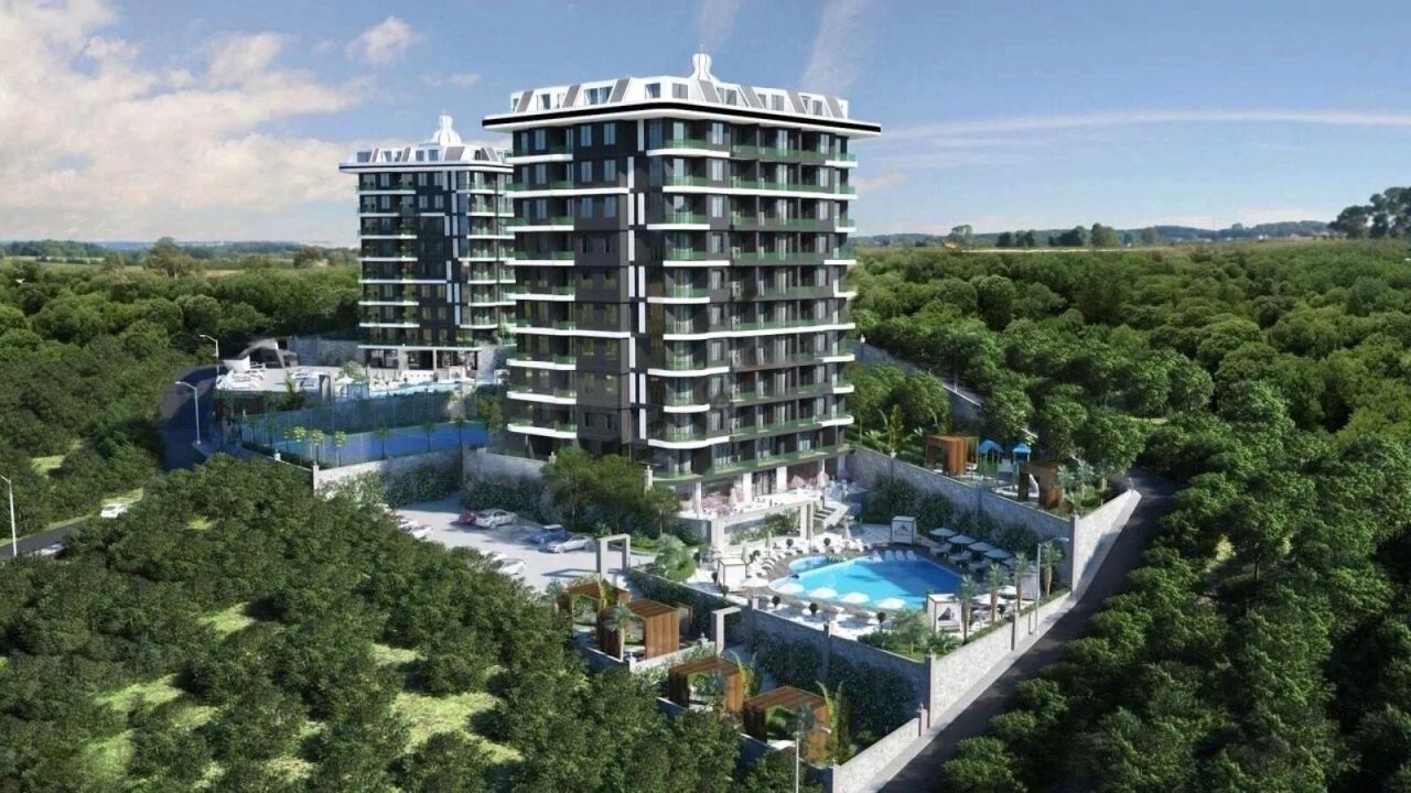 Квартира в Алании, Турция, 45 м² - фото 2