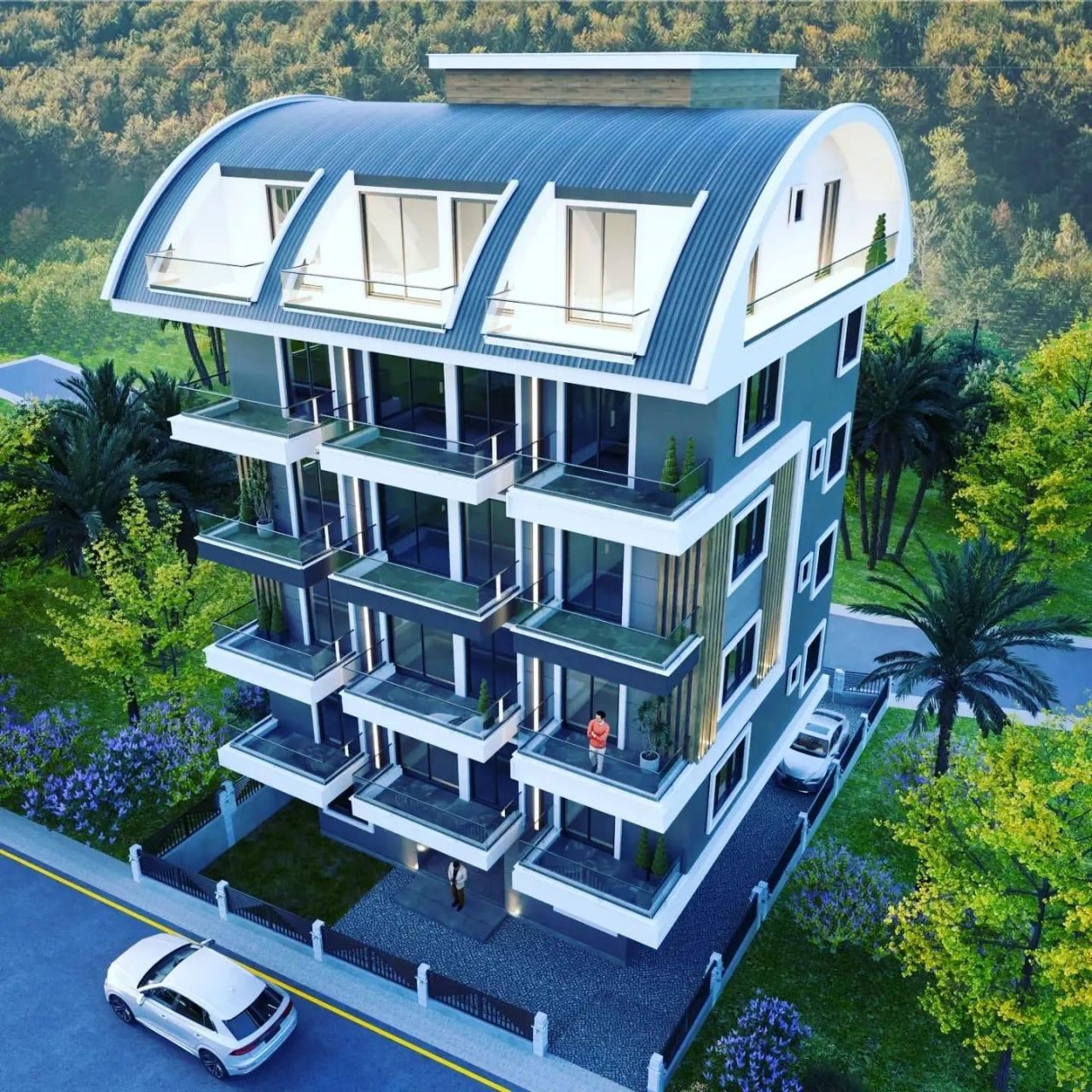 Квартира в Авсалларе, Турция, 50 м² - фото 2