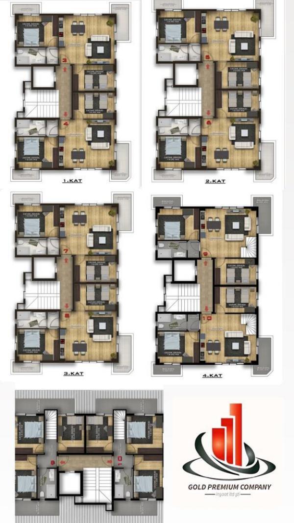 Квартира в Алании, Турция, 120 м² - фото 2