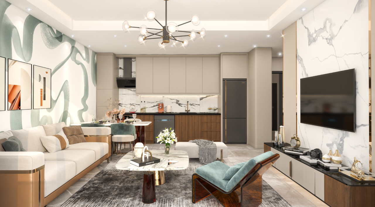 Квартира в Алании, Турция, 57 м² - фото 2