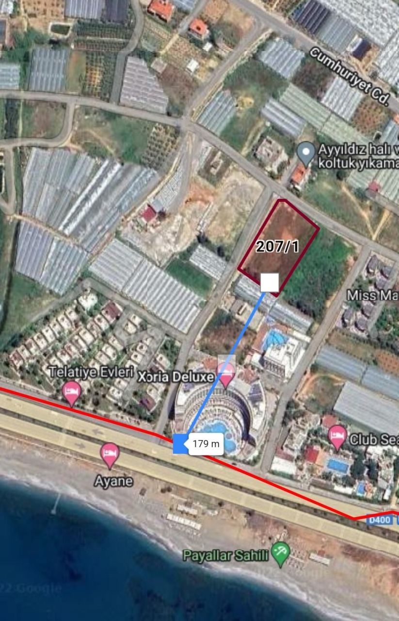 Земля в Алании, Турция, 9 300 м² - фото 2