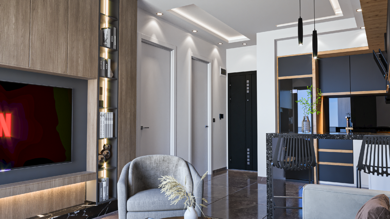 Квартира в Алании, Турция, 57 м² - фото 3