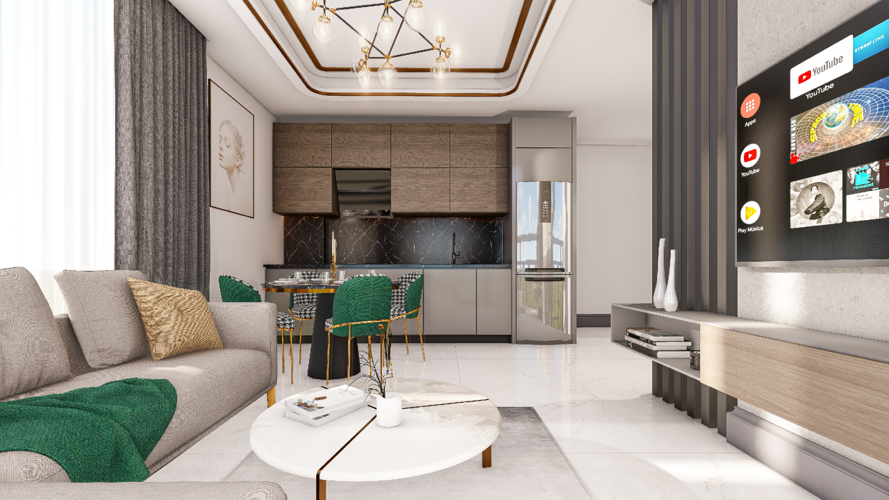 Квартира в Алании, Турция, 52 м² - фото 3