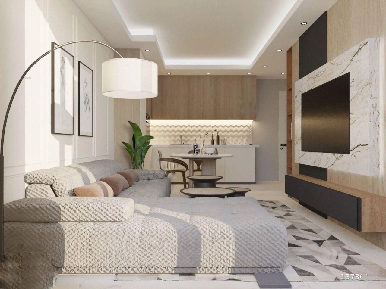 Квартира в Алании, Турция, 58 м² - фото 3