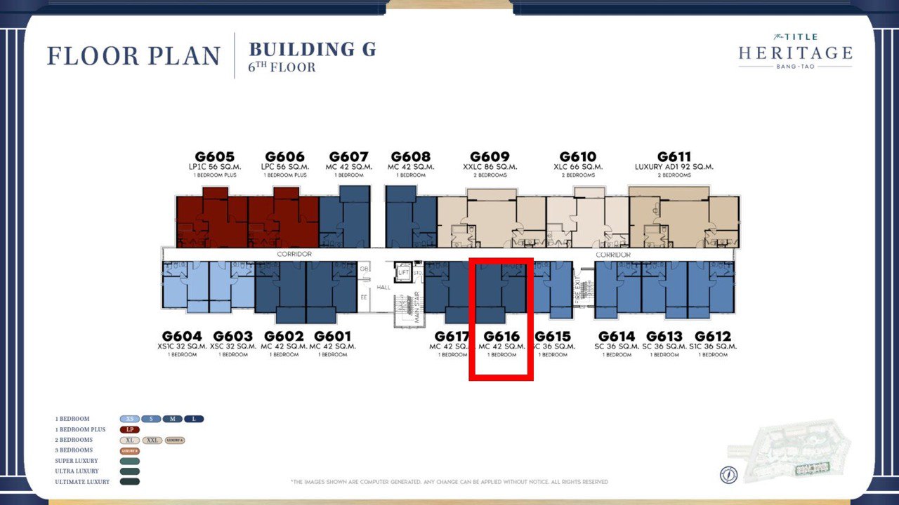 Квартира на пляже Банг Тао, Таиланд, 42 м² - фото 9