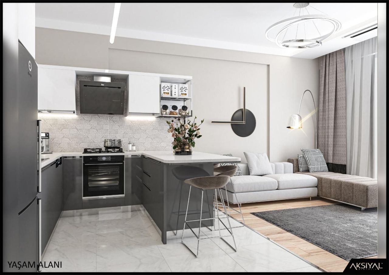 Квартира в Алании, Турция, 50 м² - фото 3