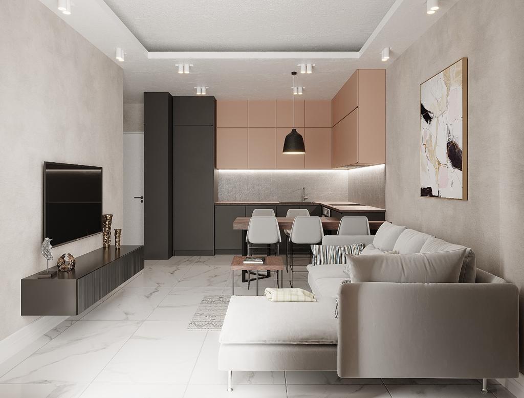 Квартира в Авсалларе, Турция, 50 м² - фото 3