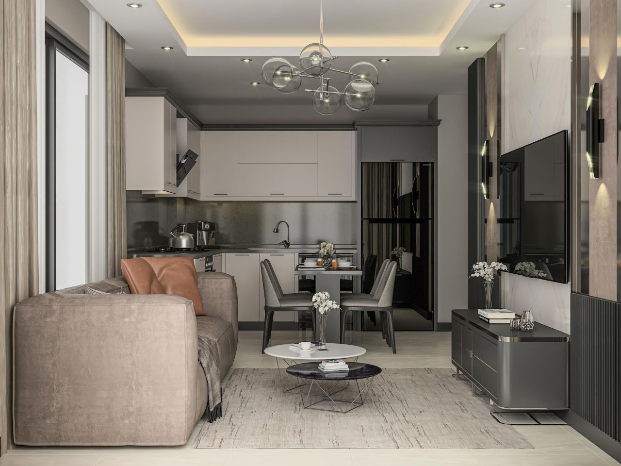 Квартира в Алании, Турция, 55 м² - фото 3