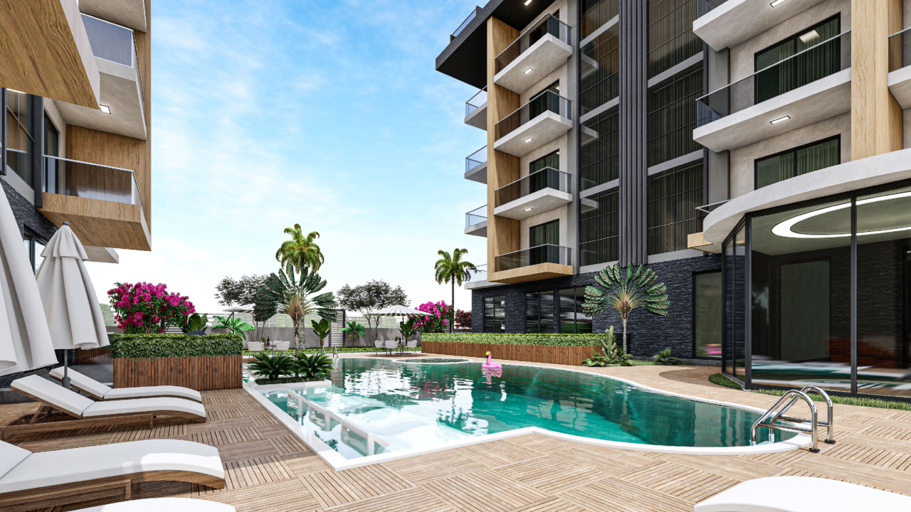 Квартира в Алании, Турция, 46 м² - фото 4