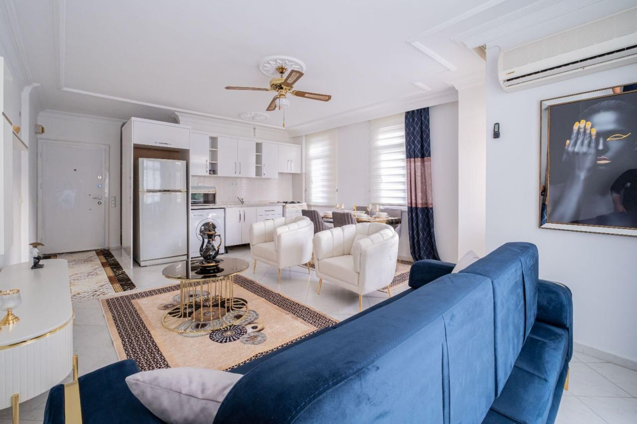 Квартира в Алании, Турция, 90 м² - фото 4