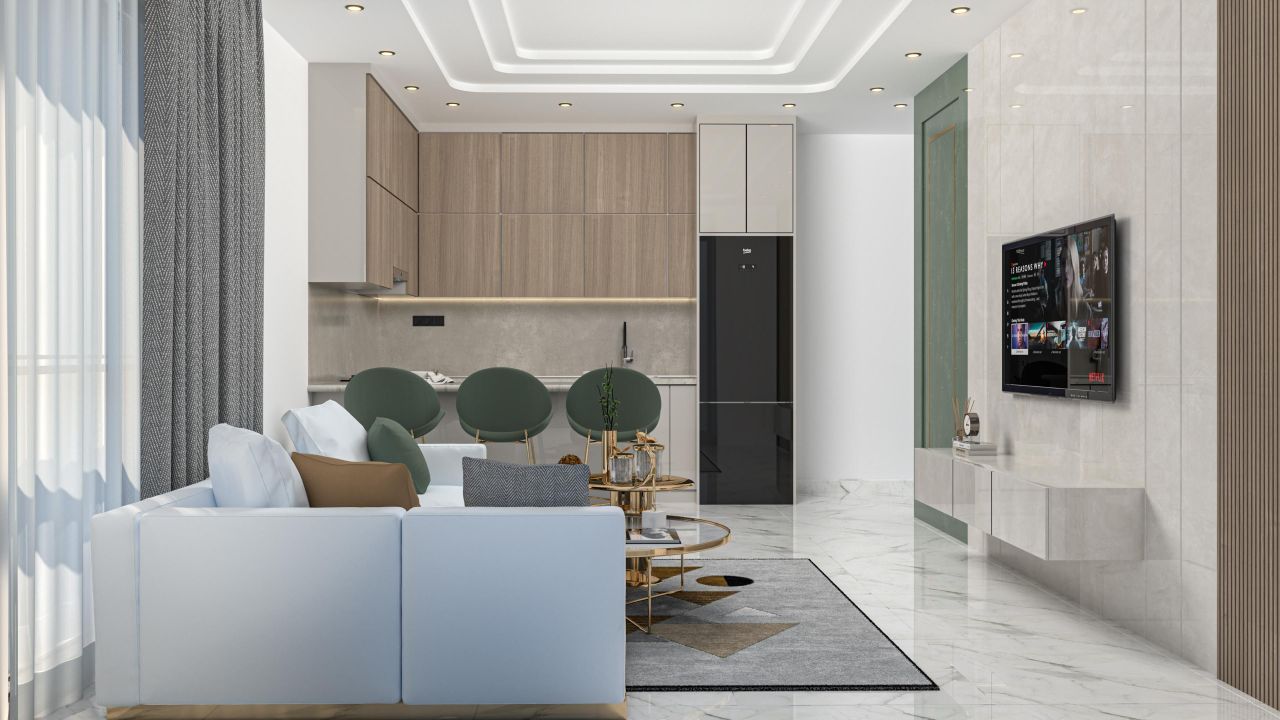 Квартира в Алании, Турция, 79 м² - фото 4