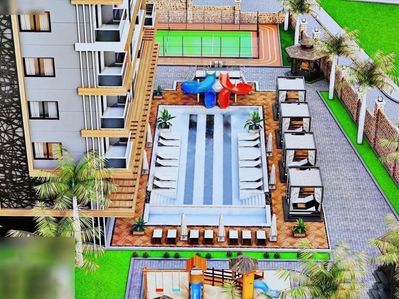 Квартира в Алании, Турция, 50 м² - фото 4