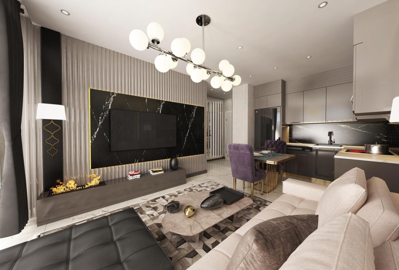 Квартира в Алании, Турция, 46 м² - фото 4