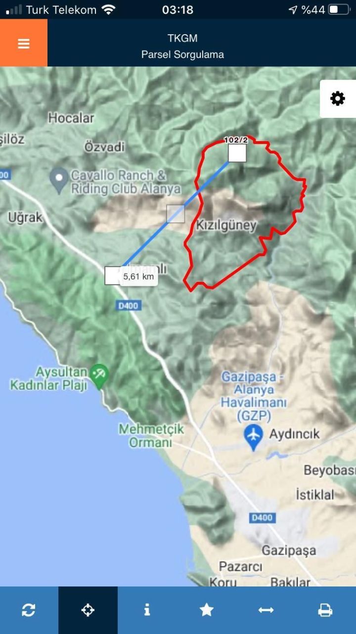 Земля в Алании, Турция, 9 927 м² - фото 4