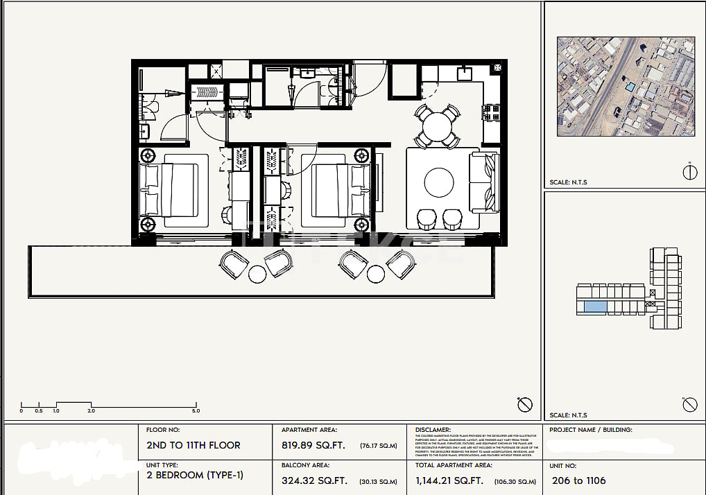 Апартаменты Джебель-Али, ОАЭ, 114 м² - фото 16