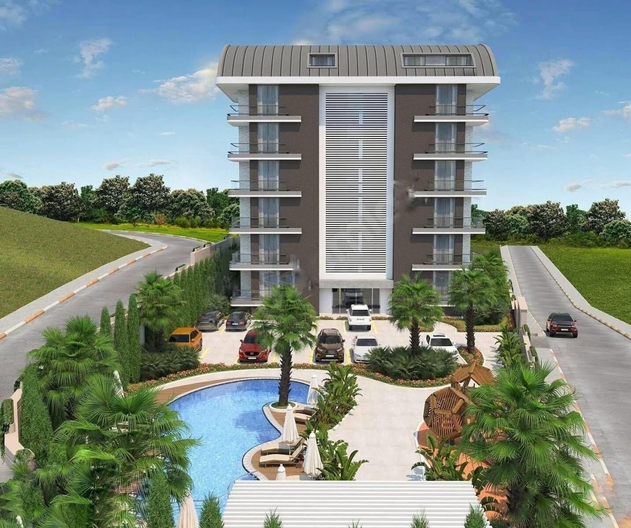 Квартира в Алании, Турция, 52 м² - фото 5