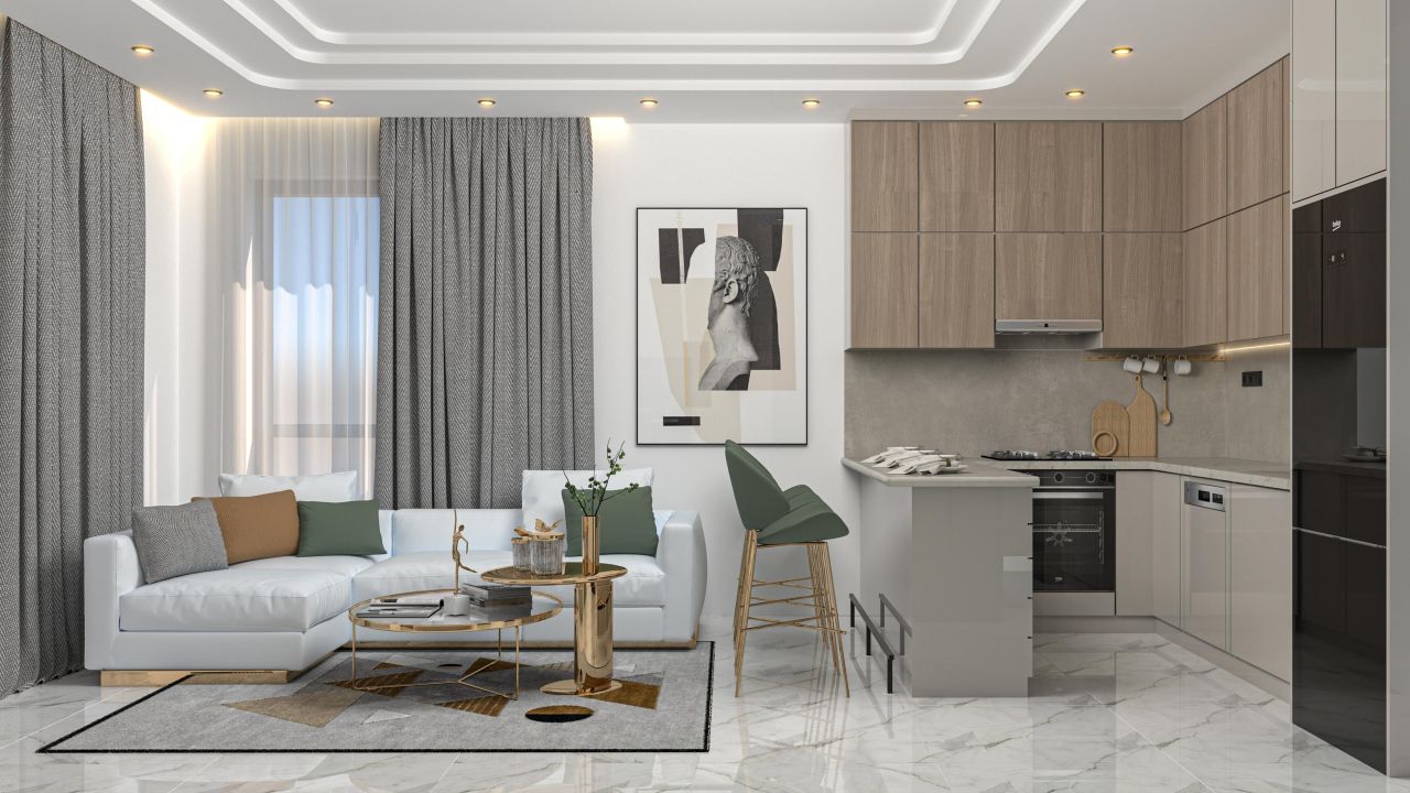 Квартира в Алании, Турция, 79 м² - фото 5