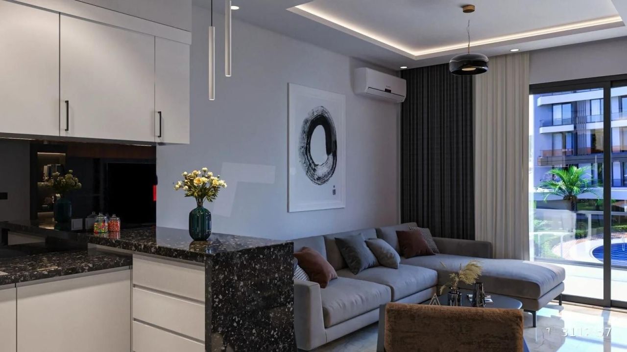 Квартира в Алании, Турция, 52 м² - фото 5