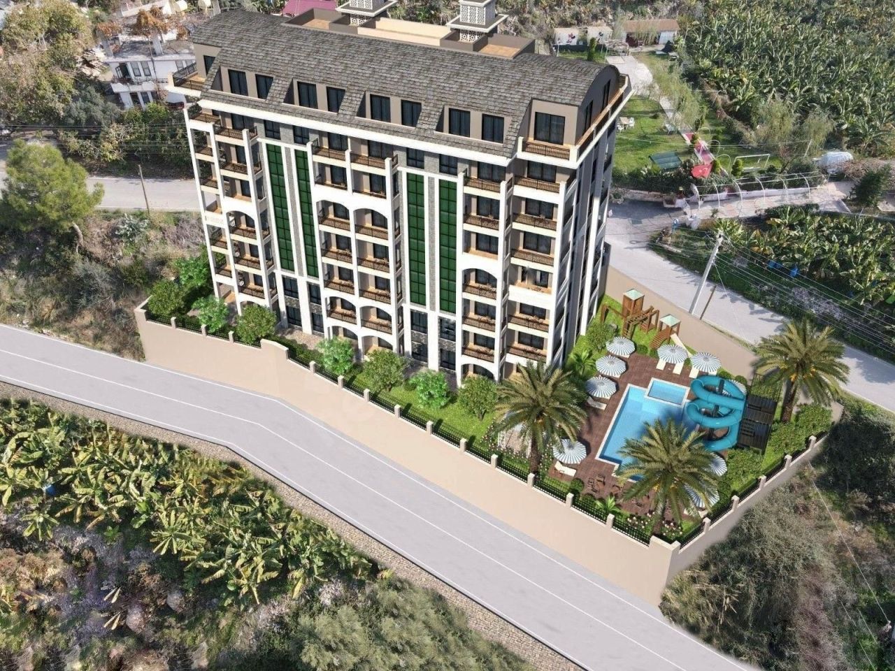 Квартира в Алании, Турция, 44 м² - фото 5