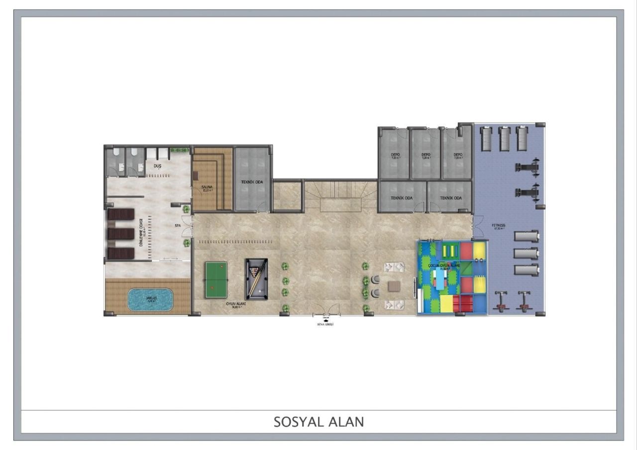 Квартира в Алании, Турция, 62 м² - фото 5